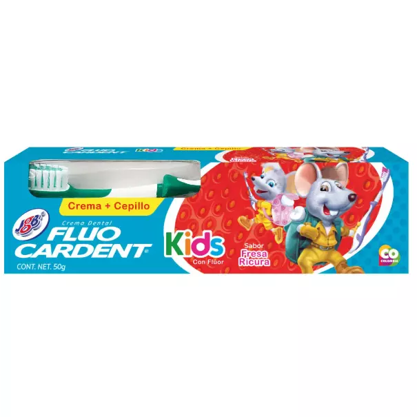 Crema Dental fluo cardent kids 50gr