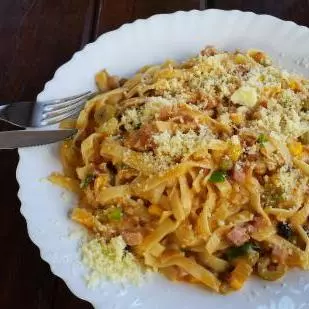 Macarrao montado na hora