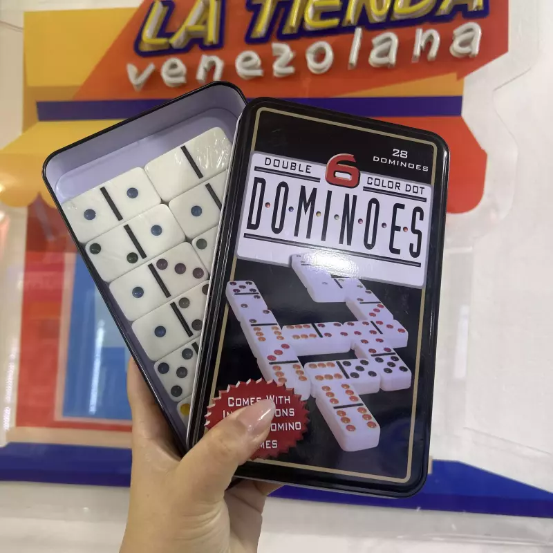 Dominó estuche metálico