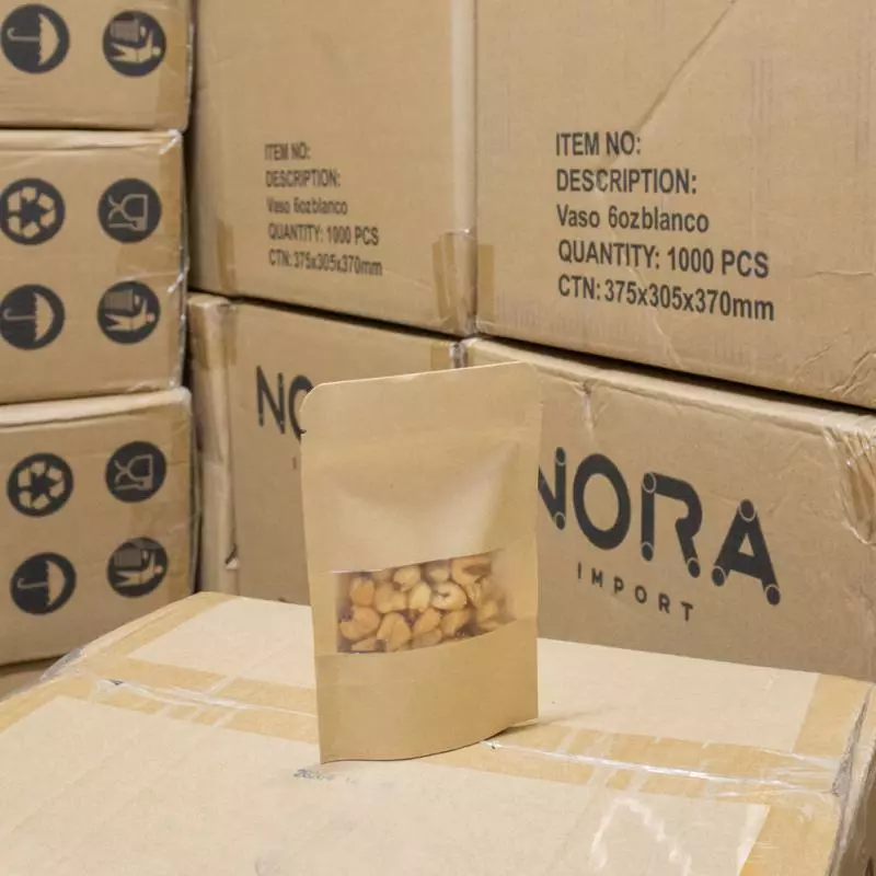 Doypack Kraft 9x14+3 #LB0001-9
