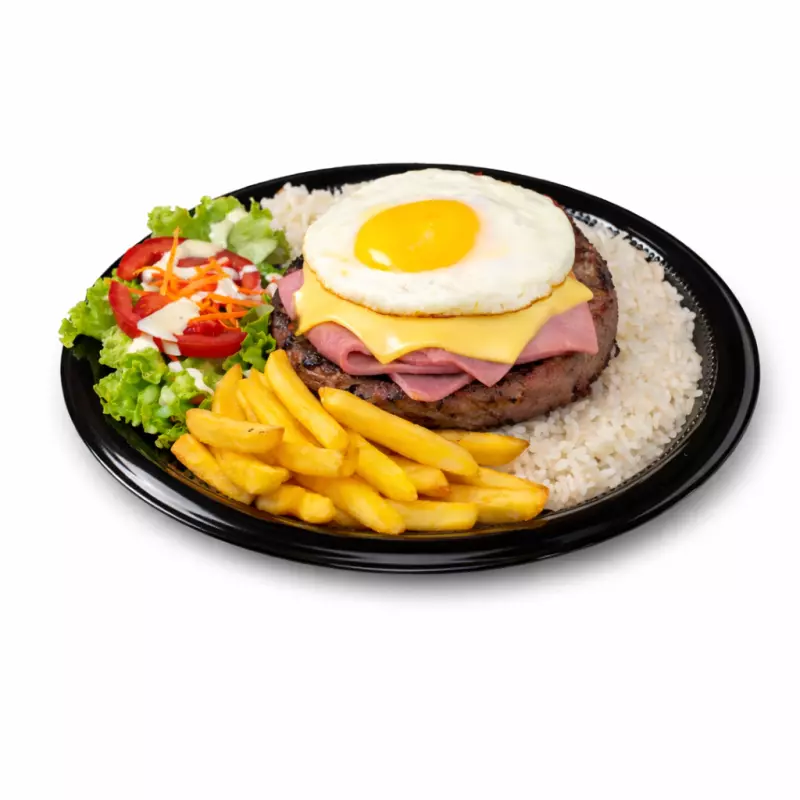 MENÚ HAMBURGUESA ROYAL AL PLATO