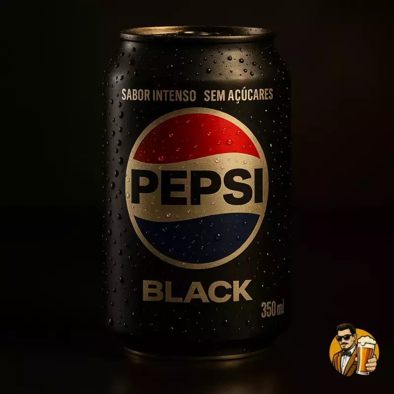 Pepsi black lata 350ml
