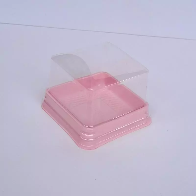 Domo cuadrado base plana rosado