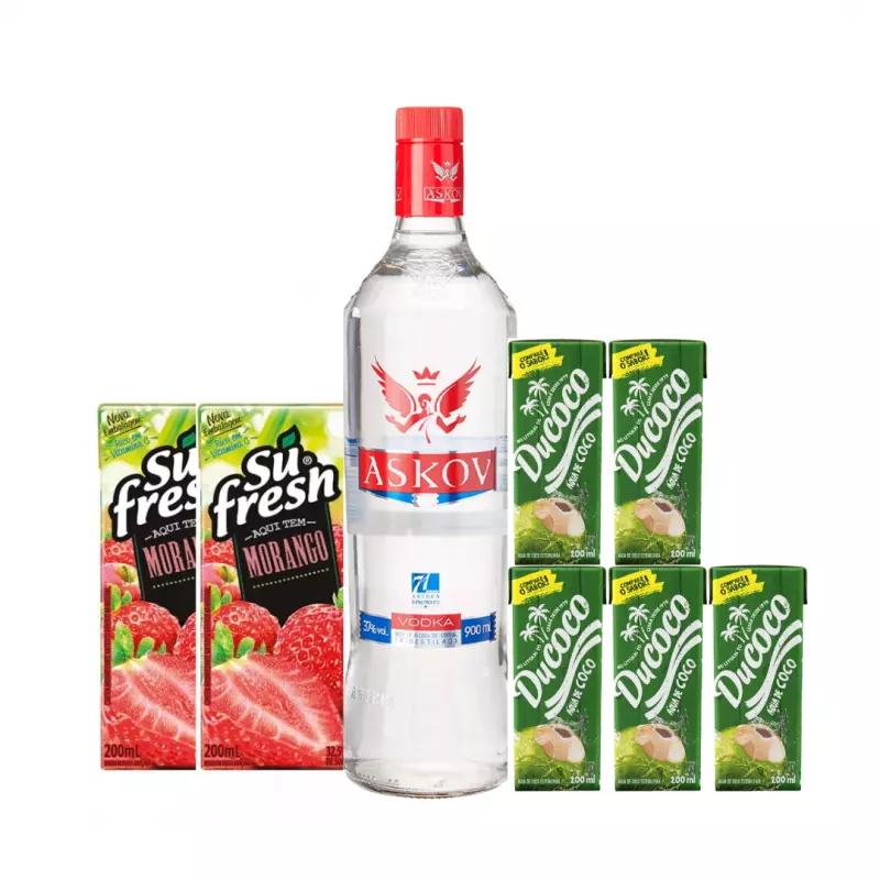 Combo de ASKOV com suco