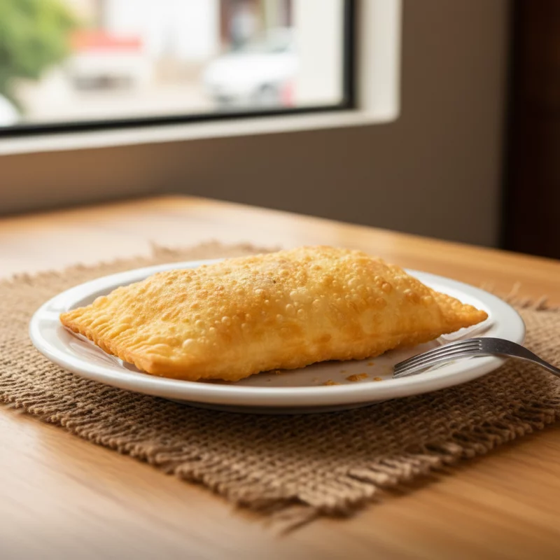 Pastel de Frango com Calabresa