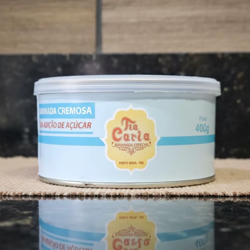 Bananada cremosa ZERO açúcar 400g