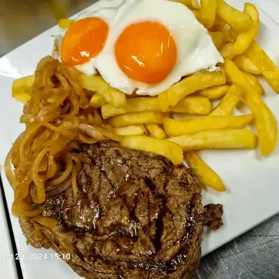 Lomo / Beef sirloin a lo pobre