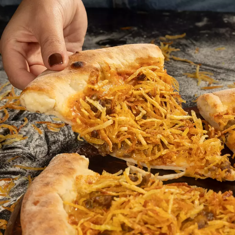 Pizza Strogonoff de Pollo