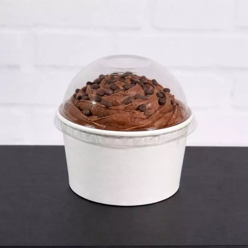 Tina de Helado con tapa 8 oz #TH-6C