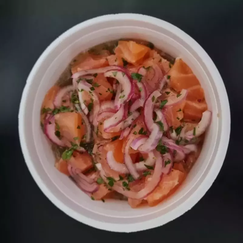 Ceviche de salmão