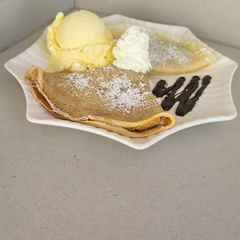 crepes rellenos con helados