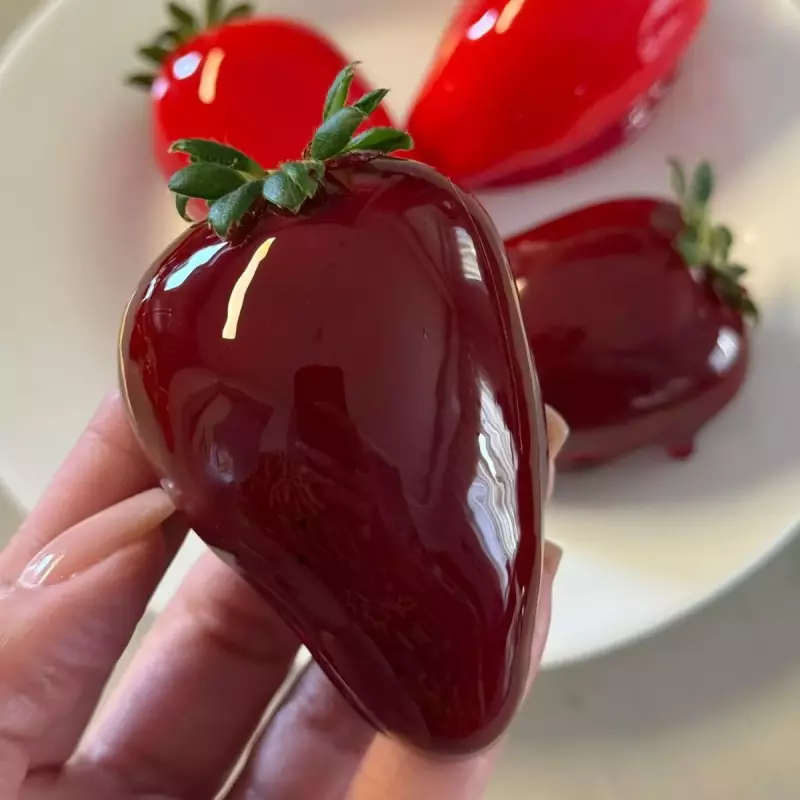 Morango do amor brigadeiro ao leite