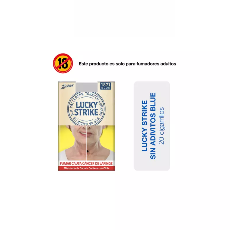 Lucky Strike Sin Aditivo Blando Blue