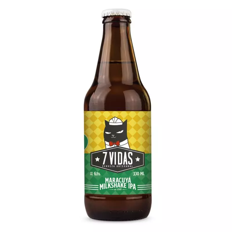 MARACUYÁ MILKSHAKE IPA - 7 Vidas