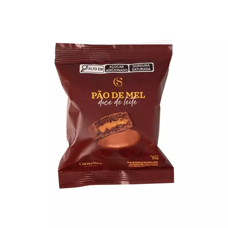 Pão de Mel de Doce de Leite 50g