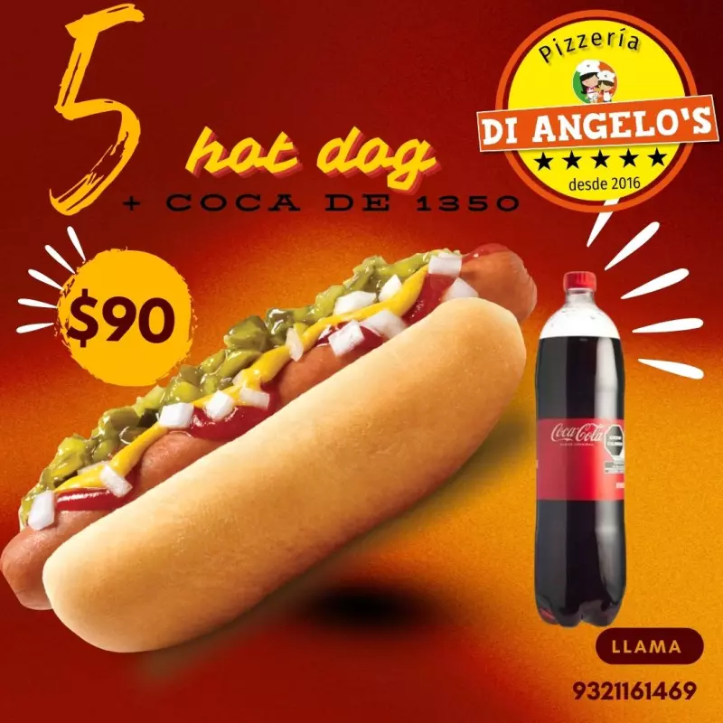 5 HOT DOG