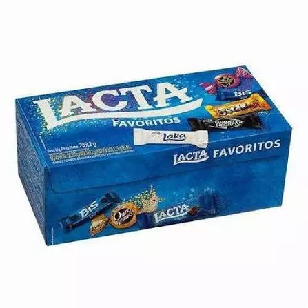 CAIXA DE BOMBOM LACTA 250G
