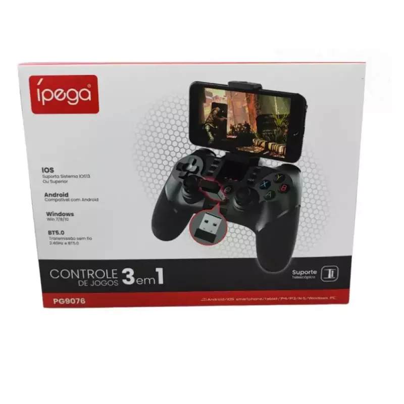 CONTROLE DE JOGOS 3EM1 IPEGA PG9076