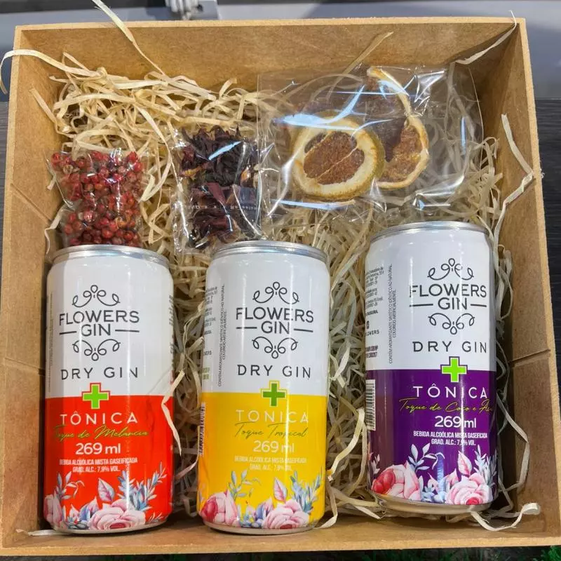 KIT PRESENTE (3 GIN FLOWERS LT269)