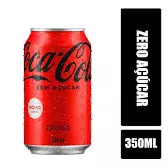 Ref. Coca Cola Zero Lata 350ml
