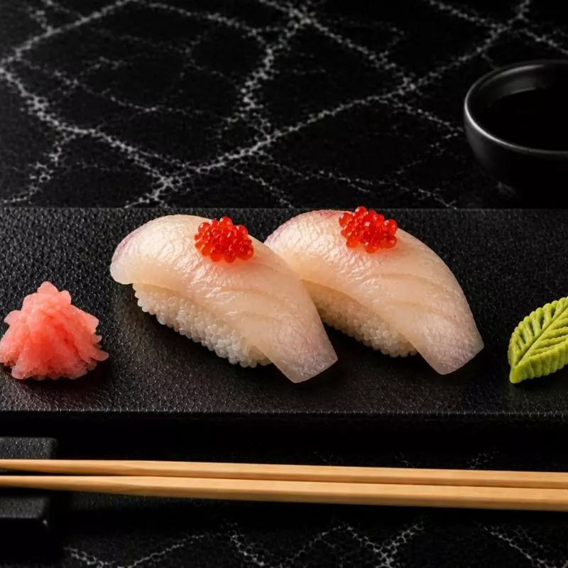 Nigiri de Pesca Blanca c/caviar x2