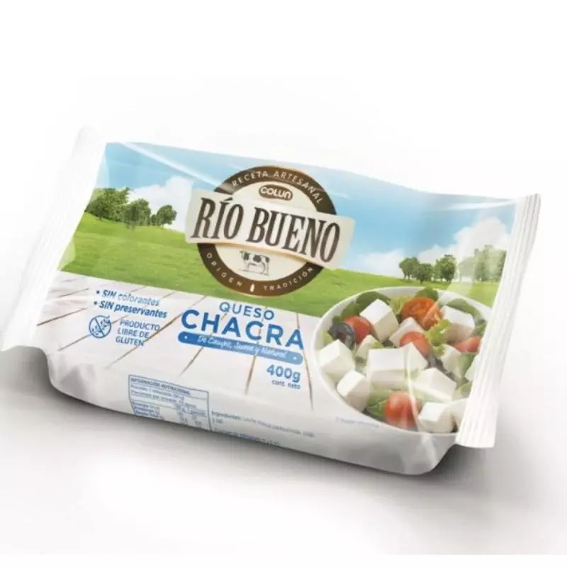 Queso chacra Rio bueno 400grs