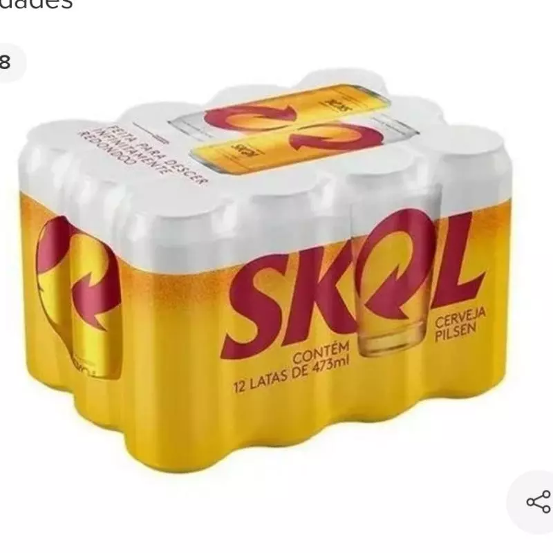 SKOL PILSEN 473ML PACK 12UND