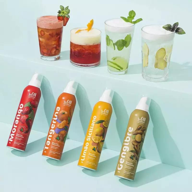 KIT 4 ESPUMAS DE FRUTAS 240G