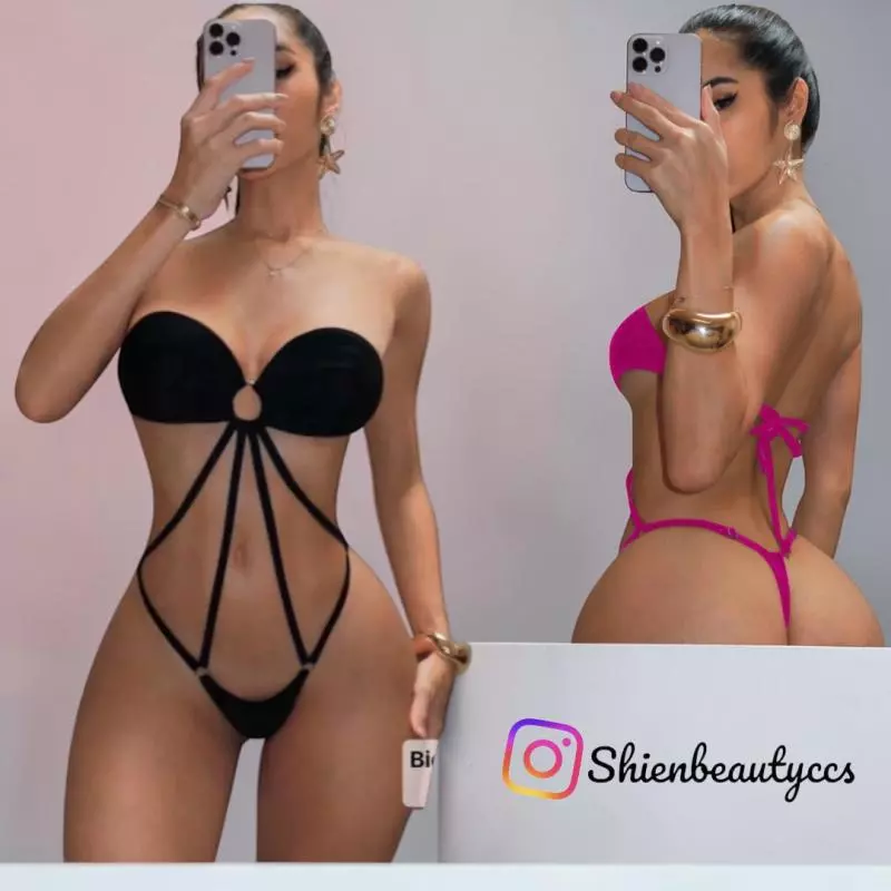 Trikini solo color negro