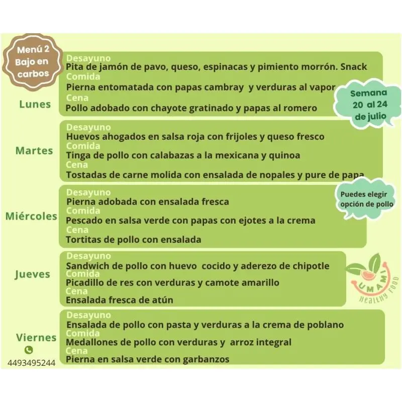 Comida/cena lun-vie