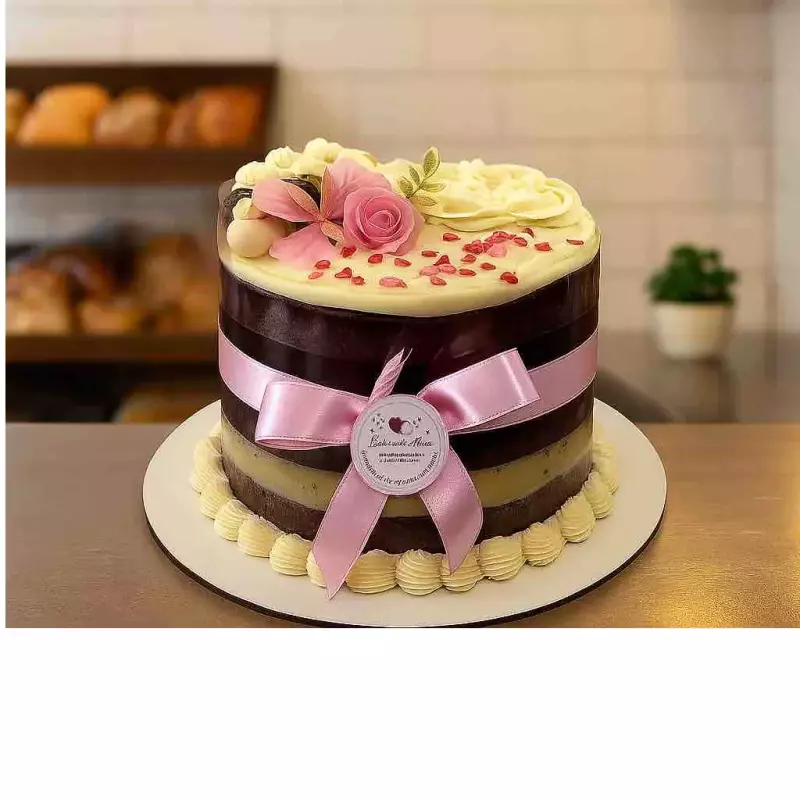 Bolo Naked Cake 20 Fatias.