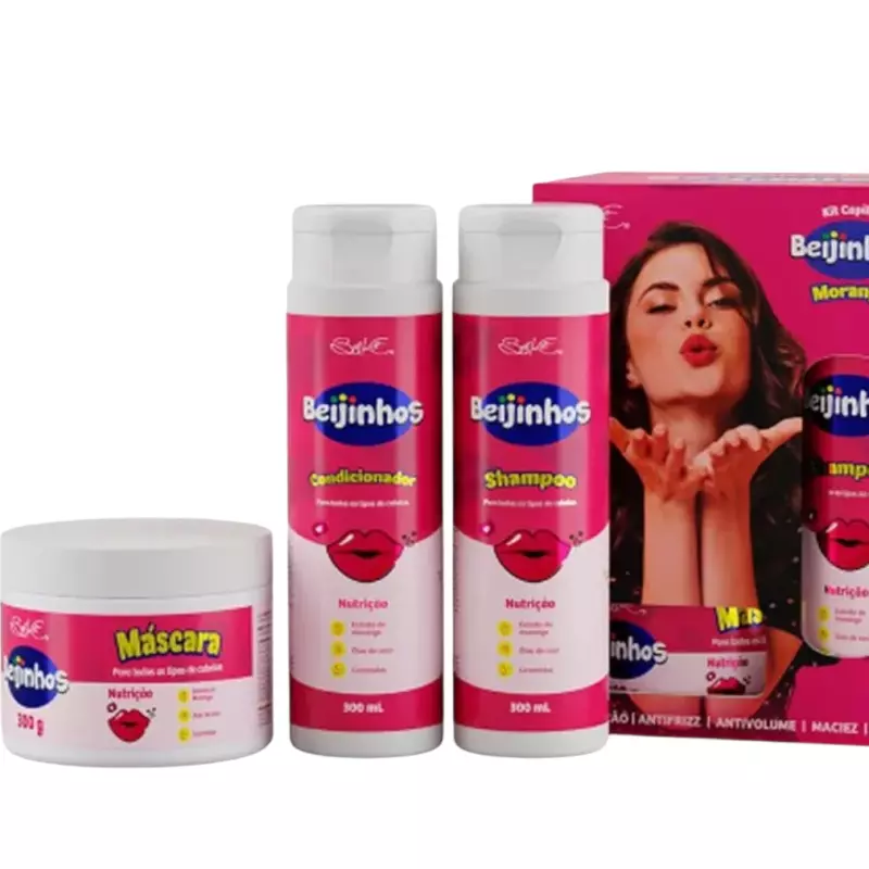 KIT CAPILAR BEIJINHOS MORANGO 3X1