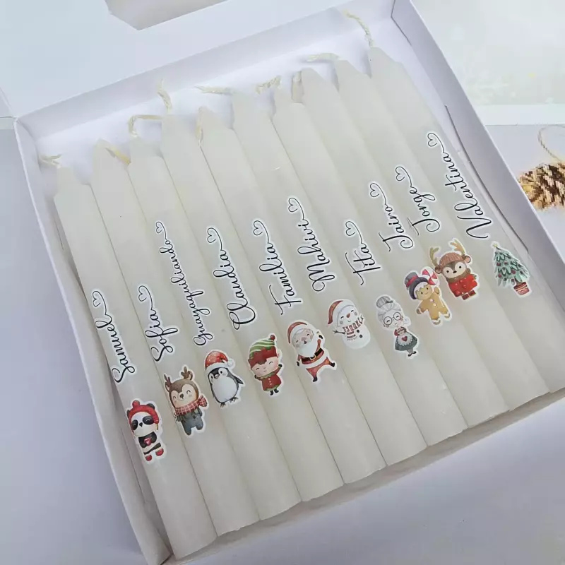 Velas personalizada con nombre