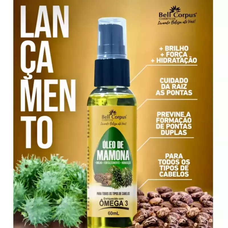 Óleo de Mamona Bell Corpus-60ml