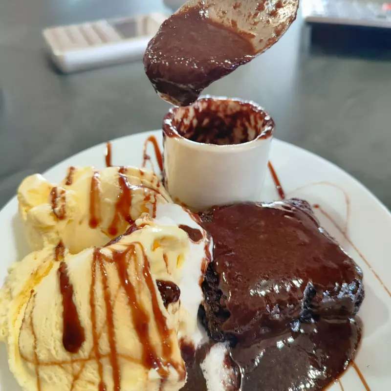 Petit Gateau com Sorvete