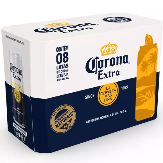 CORONA LATA 350ml c/8
