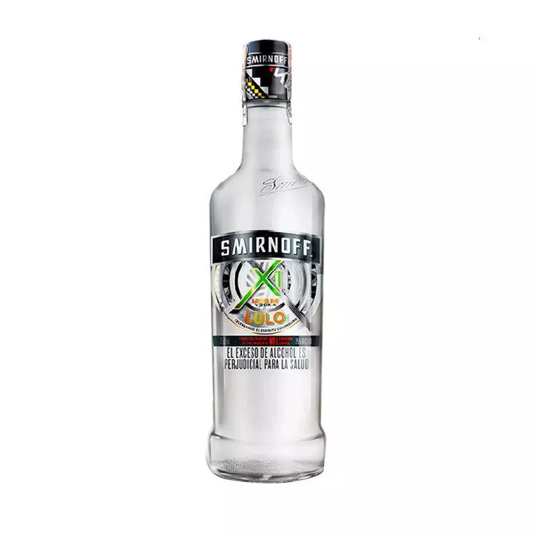 Vodka Smirnoff lulo botella