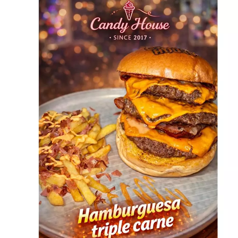 hamburguesa triple carne