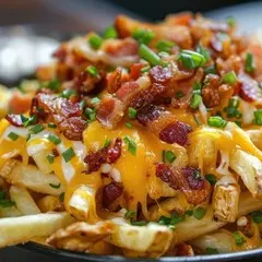 Batatas c/ Cheddar e Bacon