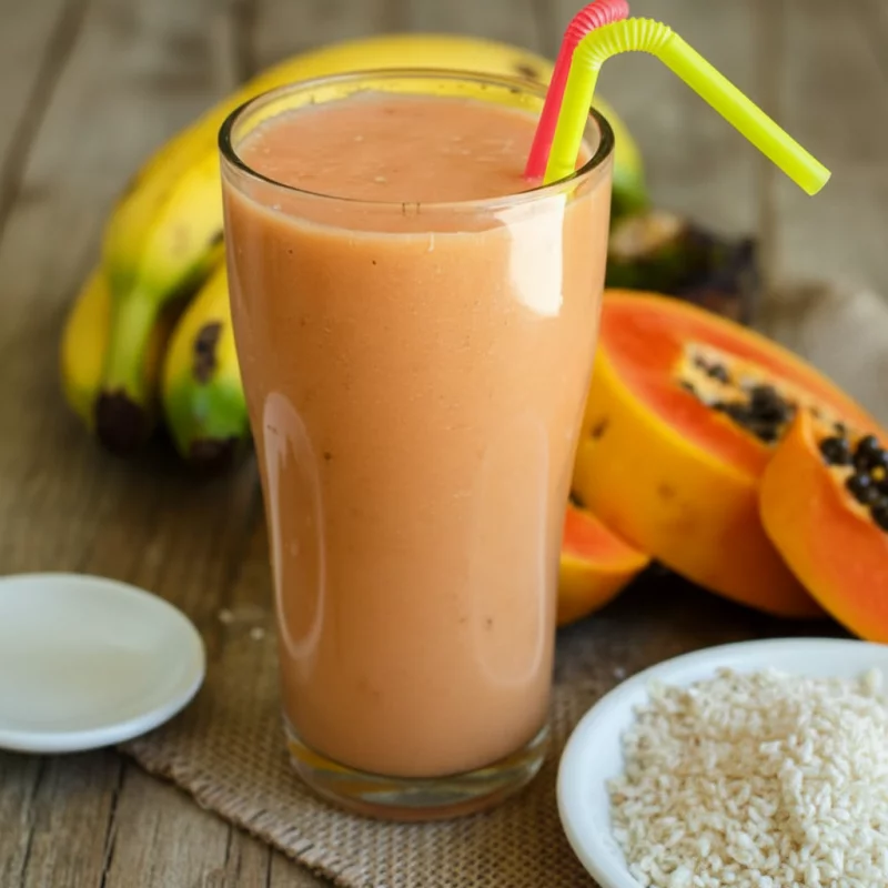 Banana com aveia