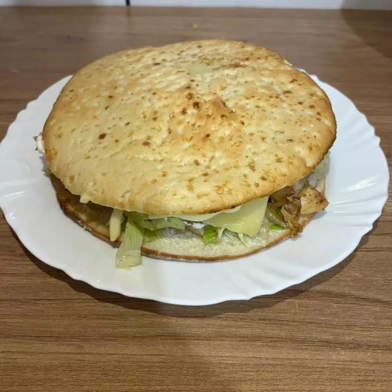 BEIRUTE DE FRANGO CROCANTE