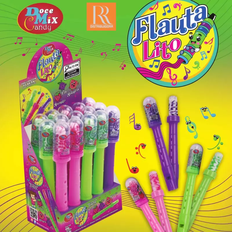PIRULITO FLAUTA LITO - 15UN
