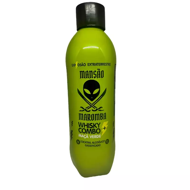 Mansão Whisky+Combo Maça Verde 1L