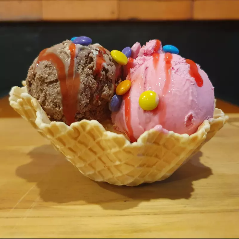 Casquinha com sorvete