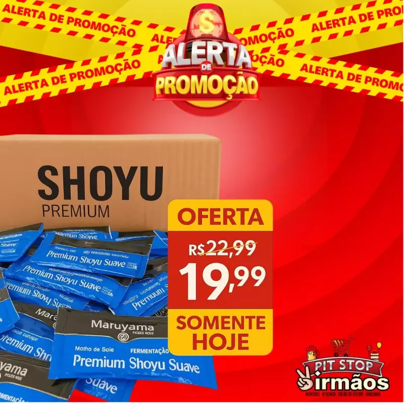 Caixa Molho Shoyu Suave Maruyama