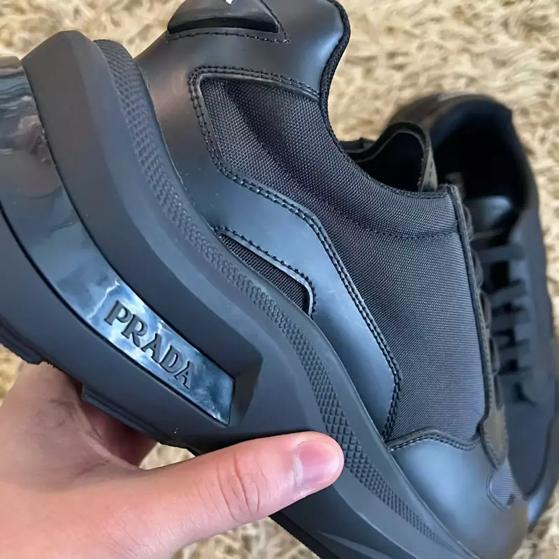 TENIS PRADA BLACK PLATAFORM