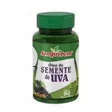 Oleo de Semente de Uva 90 cápsulas - 500mg