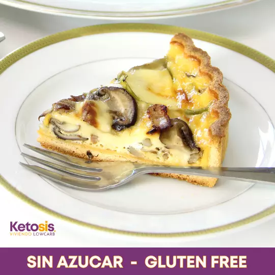 Porcion Quiche Champis & Cebolla