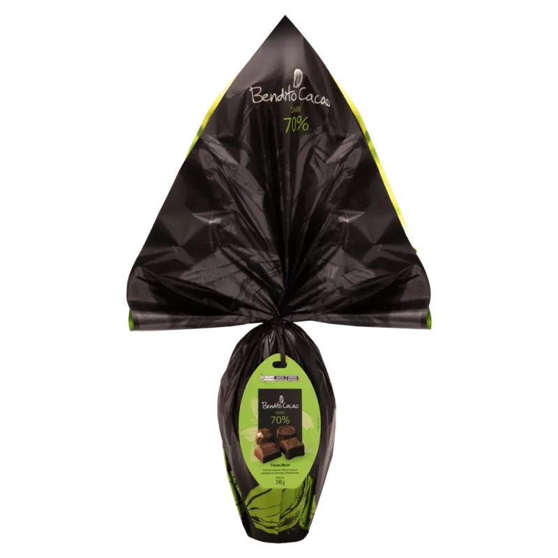 Ovo de Páscoa Bendito Cacao 70% 348g