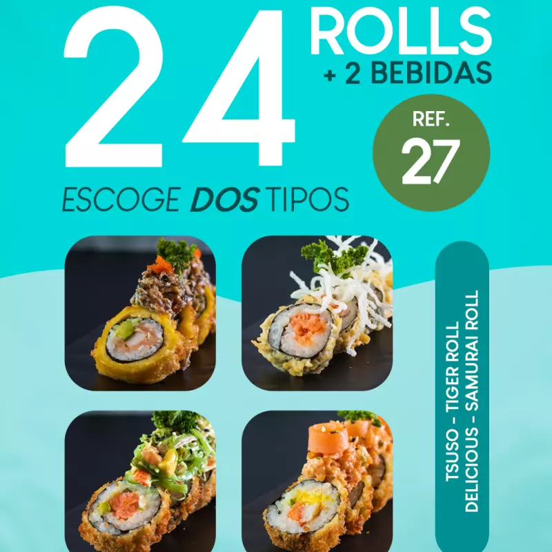 Promo Sushi Tempura - 24 Rolls